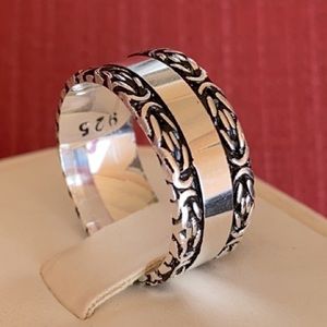 NEW 925 STERLING SILVER ETERNITY WEDDING